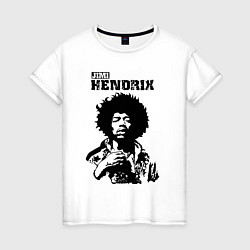 Футболка хлопковая женская Johnny Allen Hendrix, цвет: белый