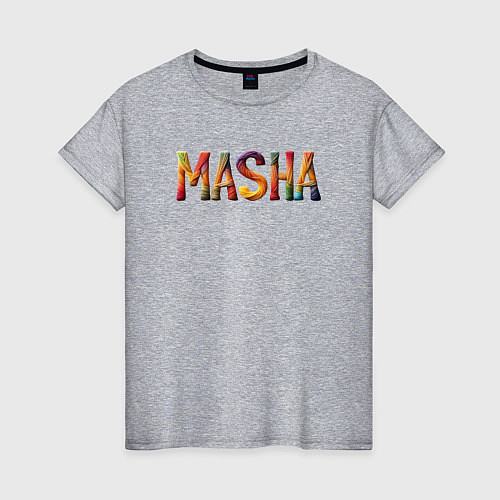 Женская футболка Masha yarn / Меланж – фото 1