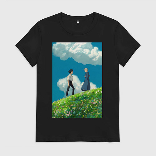 Женская футболка Хаул Софи Хаттер / Черный – фото 1