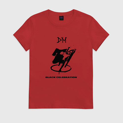 Женская футболка Depeche Mode - black celebration box / Красный – фото 1