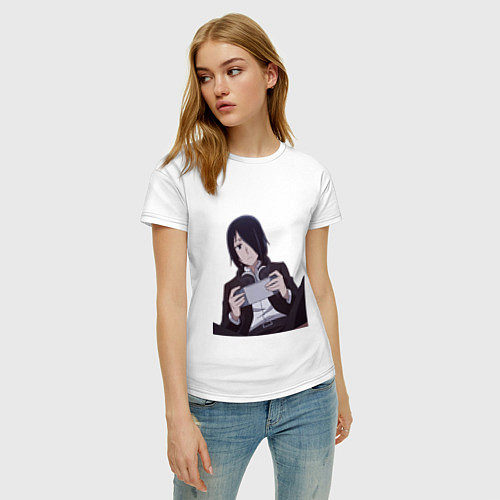 Женская футболка Госпожа Кагуя Исигами Ю / Белый – фото 3