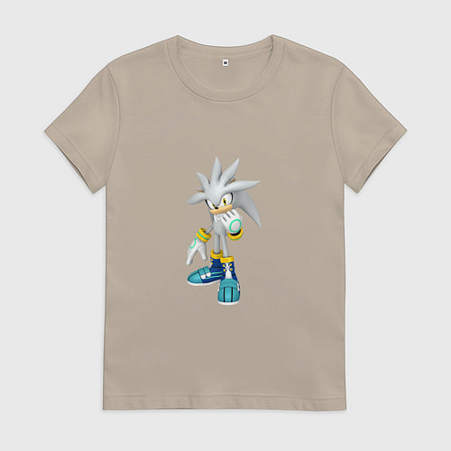 Женская футболка Сильвер / Миндальный – фото 1