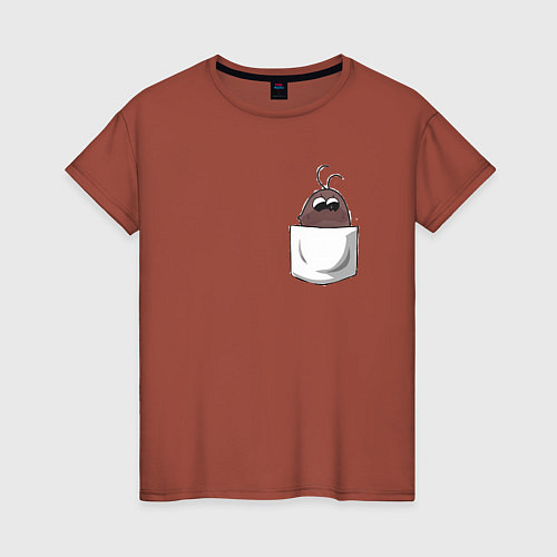 Женская футболка Гуррен-Лаганн Бута / Кирпичный – фото 1
