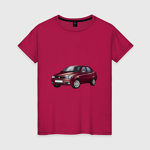 Женская футболка Fiat Albea / Маджента – фото 1