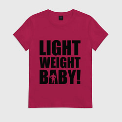 Футболка хлопковая женская Light weight baby, цвет: маджента