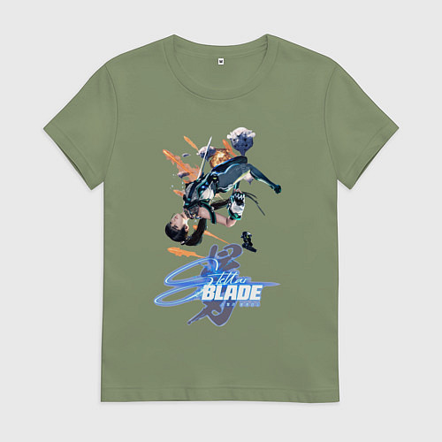 Женская футболка Ева из stellar blade / Авокадо – фото 1