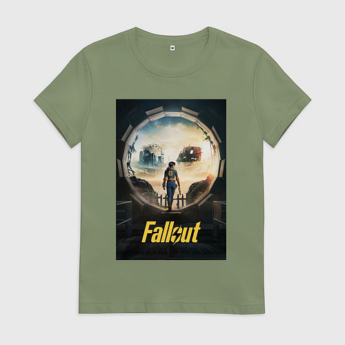 Женская футболка Fallout - Lucy MacLean / Авокадо – фото 1