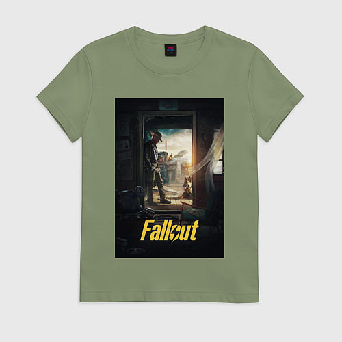 Женская футболка Fallout - The Ghoul / Авокадо – фото 1