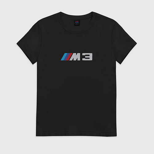 Женская футболка Amg logo / Черный – фото 1