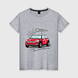 Женская футболка Mini Cooper