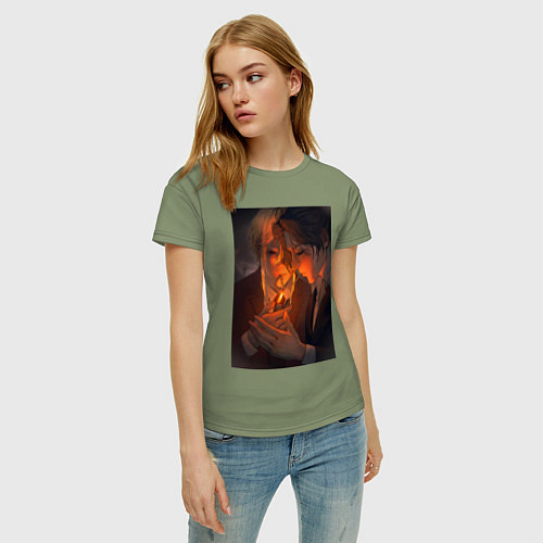 Женская футболка Патриотизм Мориарти Шерлок Холмс Детектив / Авокадо – фото 3