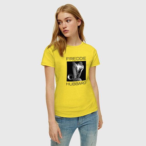 Женская футболка Tribute to Freddie Hubbard / Желтый – фото 3