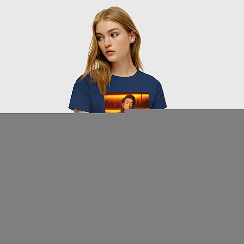 Женская футболка Магическая битва Сугуру Гэто Маг антагонист / Тёмно-синий – фото 3