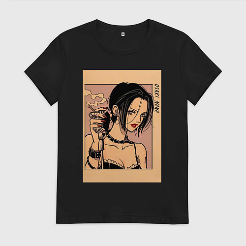 Женская футболка Нана Осаки Вокалистка панк-группы Black Stones / Черный – фото 1