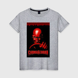 Футболка хлопковая женская Carmageddon driver retro, цвет: меланж