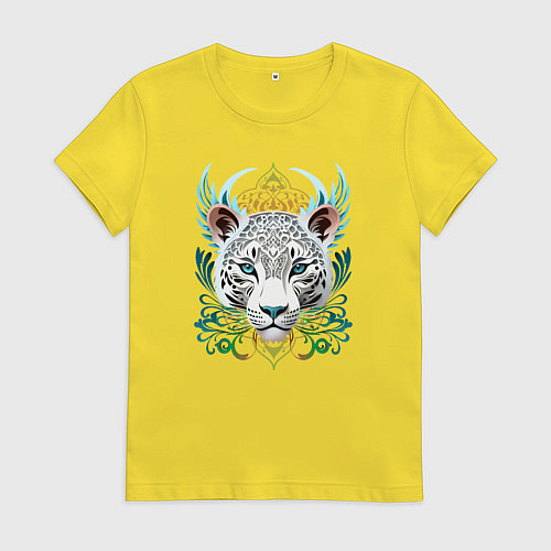 Женская футболка Крылатый барс / Желтый – фото 1