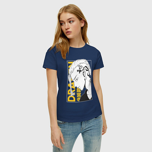 Женская футболка Токийские мстители Ken Rygji Кен Рюгуджи / Тёмно-синий – фото 3