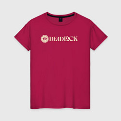 Женская футболка Deadlock original logo