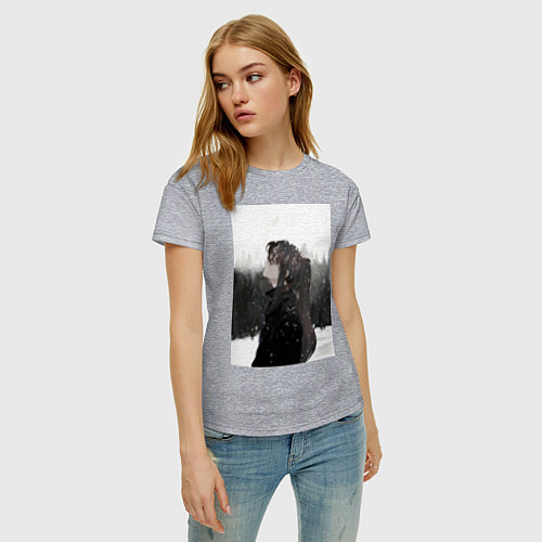 Женская футболка Башня Бога Баам / Меланж – фото 3