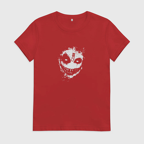 Женская футболка Зловещая радость / Красный – фото 1