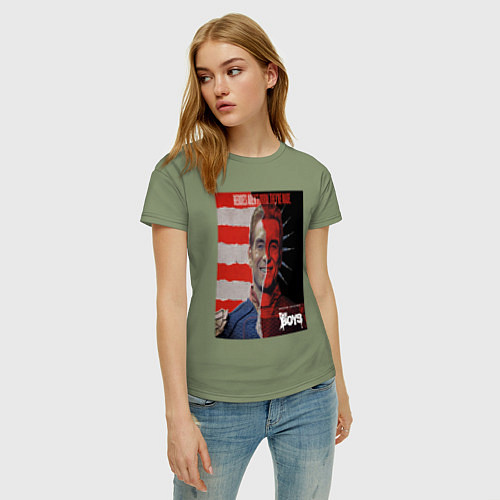 Женская футболка Американский символ / Авокадо – фото 3