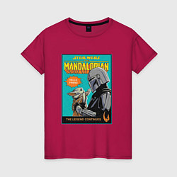 Женская футболка Mandalorian - Din Djarin