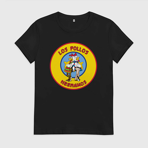 Женская футболка Los Pollos hermanos Breaking bad / Черный – фото 1
