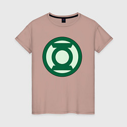 Женская футболка Green lantern logo