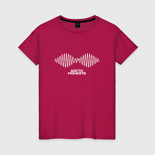 Женская футболка Arctic Monkeys logo / Маджента – фото 1