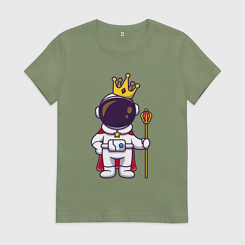 Женская футболка Царь космонавт / Авокадо – фото 1