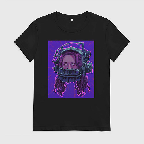 Женская футболка Аманда Янг / Черный – фото 1