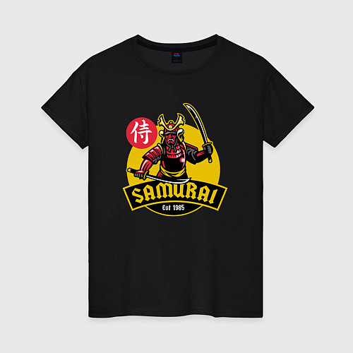 Женская футболка Samurai 1985 / Черный – фото 1