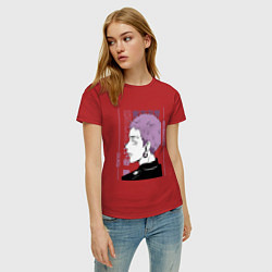 Футболка хлопковая женская Токийские мстители Такаши Мицуя, цвет: красный — фото 2