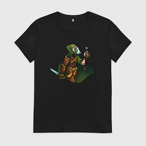 Женская футболка Верминтайд 2 - Кериллиан из Warhammer / Черный – фото 1