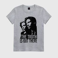 Футболка хлопковая женская Fox and Dana, цвет: меланж