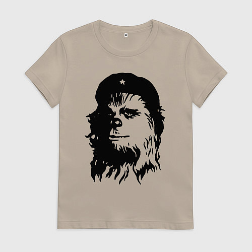 Женская футболка Star wars - Chewie Guevara / Миндальный – фото 1