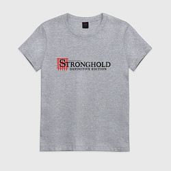 Футболка хлопковая женская Stronghold Crusader Definitive Edition, цвет: меланж