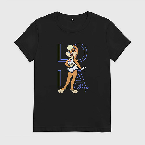 Женская футболка Лола Банни крольчиха Looney Tunes / Черный – фото 1