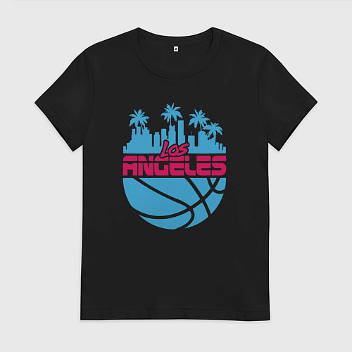 Женская футболка Lakers city / Черный – фото 1
