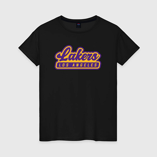 Женская футболка Basketball LA Lakers / Черный – фото 1