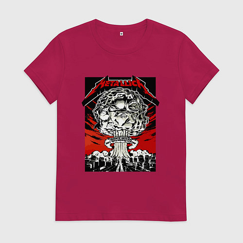 Женская футболка Metallica - Toronto playbill / Маджента – фото 1