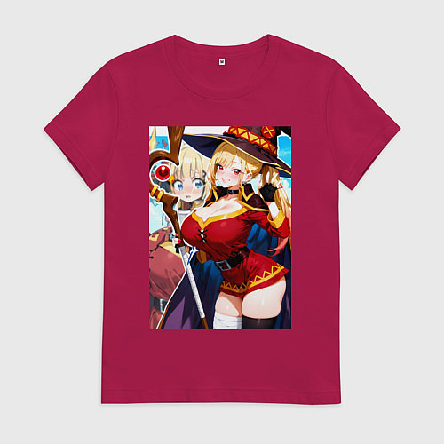 Женская футболка Марин Китагава косплей Мегумин / Маджента – фото 1