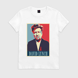 Футболка хлопковая женская David Lynch, цвет: белый