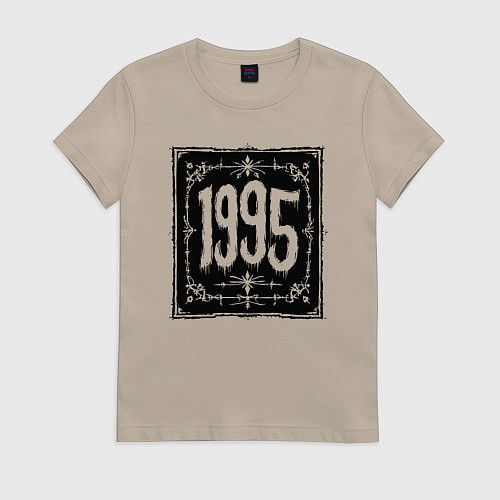 Женская футболка Готический стиль 1995 / Миндальный – фото 1