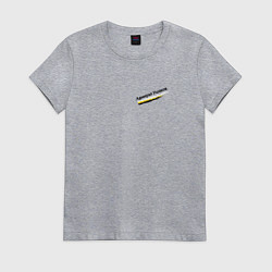 Футболка хлопковая женская Бури обратятся к славе России Ушаков орнамент с ор, цвет: меланж