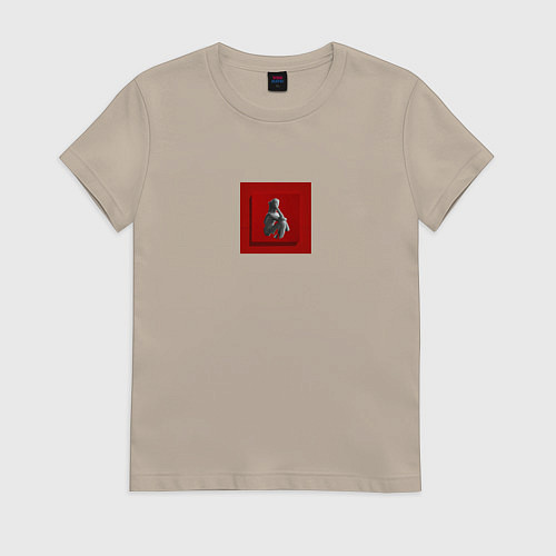 Женская футболка Альбом Молитвы Анекдоты Тосты / Миндальный – фото 1