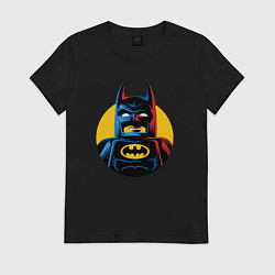Футболка хлопковая женская Batman look, цвет: черный