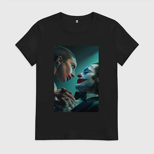 Женская футболка Джокер и Харли Квинн / Черный – фото 1