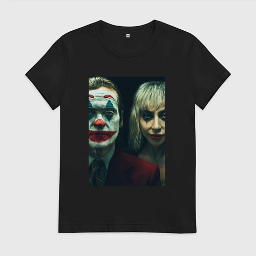 Женская футболка Джокер и Харли Квинн / Черный – фото 1