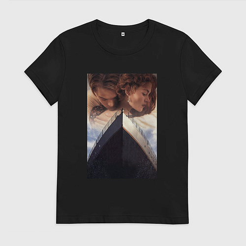 Женская футболка Титаник любви / Черный – фото 1